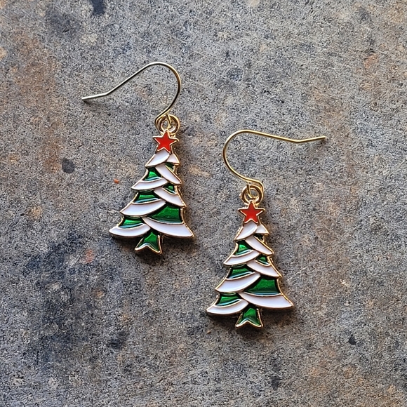 Jewelry - Christmas Tree Holiday Earring